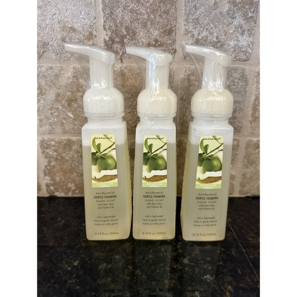 Bath & Body Works Other - Bath & Body Works Coconut Lime Verbena 8.75oz Antibacterial Foaming Hand Soap *3